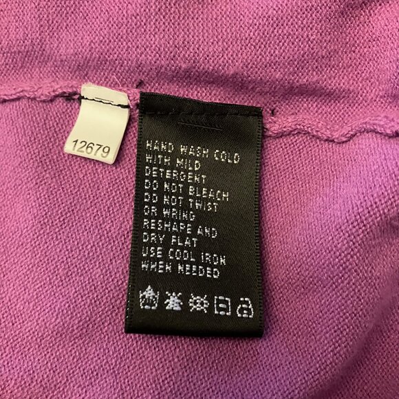 Purple Cardigan with Puff Sleeve - Picture 8 of 10